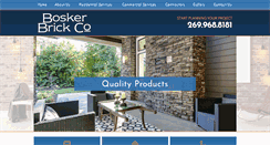 Desktop Screenshot of boskerbrick.com